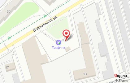 Таиф-нк азс на Вокзальной улице на карте