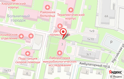 Московский областной центр дезинфекции на Амбулаторной улице на карте