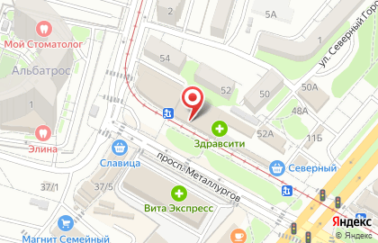 Киоск по продаже овощей Заря в Краснооктябрьском районе на карте