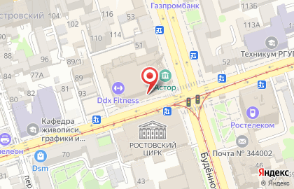 Фирменная торговая сеть Грiдневъ Хлеб на Будённовском проспекте на карте
