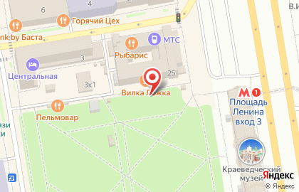 Кафе PARK Cafe на Красном проспекте на карте