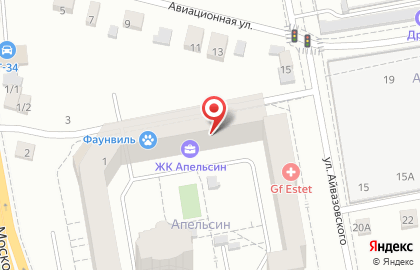 Частный детский сад Десятое Королевство на улице Николая Островского на карте