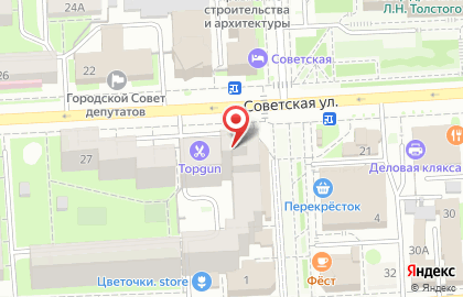 Салон мебели Estetica в Советском районе на карте