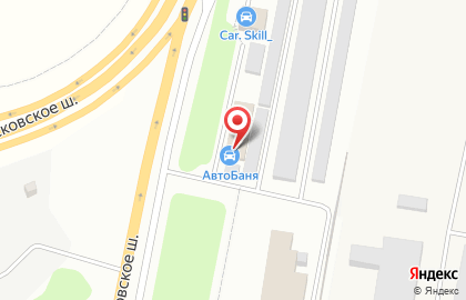 Автомойка АвтоБАНЯ на Московском шоссе на карте