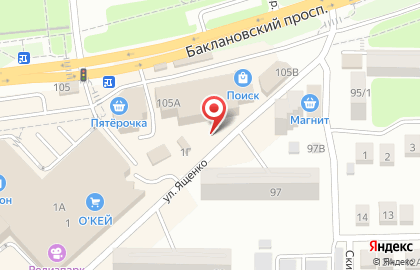 Киоск по продаже свежей прессы в Ростове-на-Дону на карте