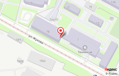 Техникум энергомашиностроения и металлообработки в Калининском районе на карте