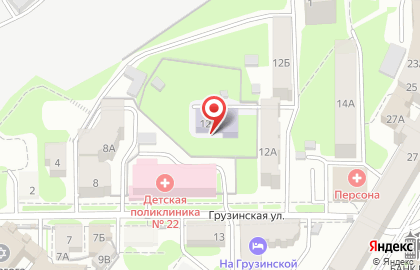 Детский сад №136 в Нижегородском районе на карте