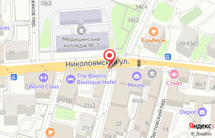 Экспертно аналитический центр Технологии Труда на Николоямской улице на карте