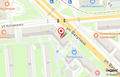 Фирменный магазин Восход на улице Котовского, 11 на карте