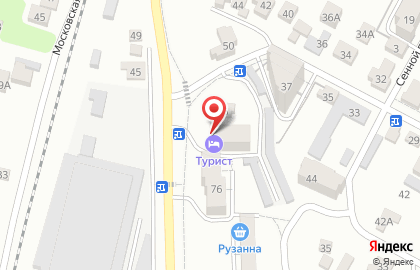 Отель Турист на карте