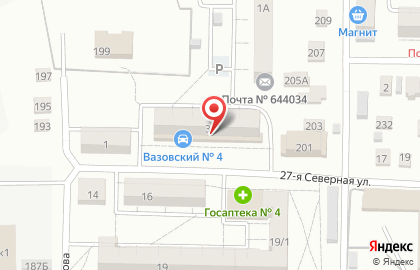 Мебельная сеть Мечта на 27-ой Северной улице на карте