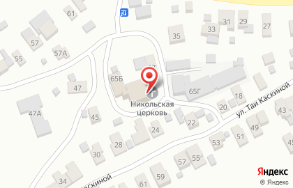 Церковь на ул. Глебова, 65в на карте