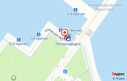 Речной вокзал, г. Петрозаводск на карте