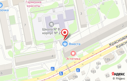 Продуктовый магазин Домашний на улице Петра Мерлина на карте