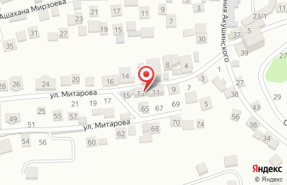 Продовольственный магазин в Советском районе на карте
