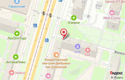 Магазин овощей и фруктов в Василеостровском районе на карте