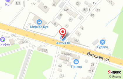 Магазин запчастей АвтоВЭЛ в Первомайском районе на карте