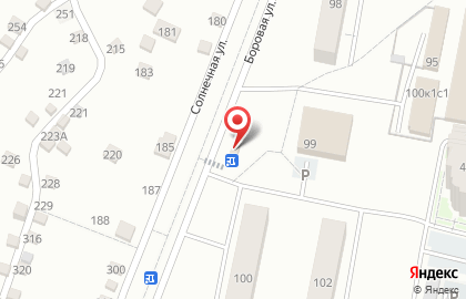 Киоск продовольственных товаров на Боровой улице на карте