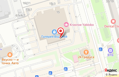 Салон Оптик Сити Домодедовская на бульваре Ореховый на карте