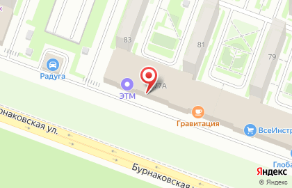 Торговая компания ЭТМ на Бурнаковской улице на карте