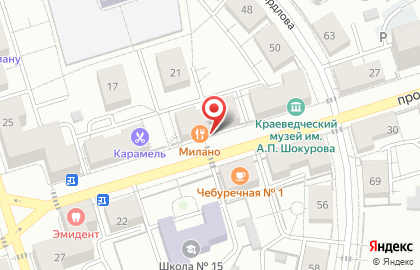 Milano Pizza Октябрьский на карте
