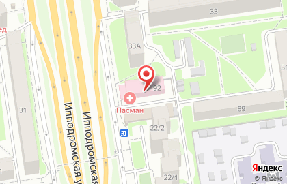 Клиника Пасман на улице Карамзина на карте