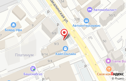 Торговая компания Интерсварком на Бакалинской улице на карте