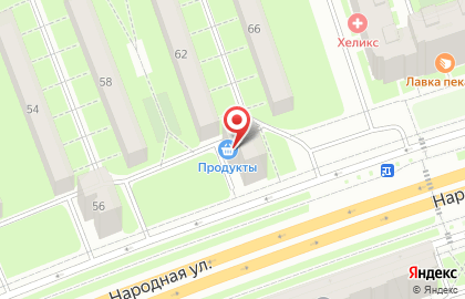 Продовольственный магазин Славия на карте