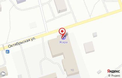 Физкультурно-оздоровительный комплекс Жара на Октябрьской улице на карте