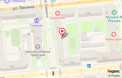Комфорт Делюкс на улице Горького на карте