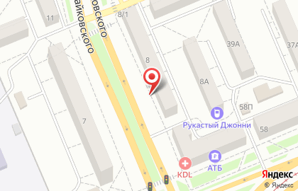 Цветочный дискаунтер Магия Цветов на улице Чайковского на карте