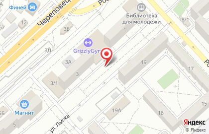 Евростиль на Череповецкой улице на карте