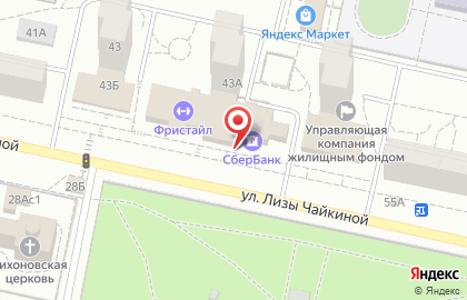 Торгово-монтажная компания Светлица на улице Лизы Чайкиной на карте