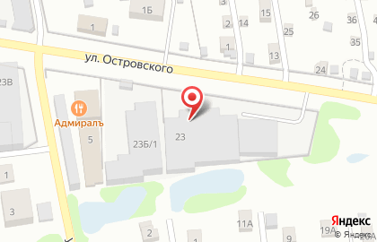 Торговый дом ТехСтройМаркет на улице Островского на карте