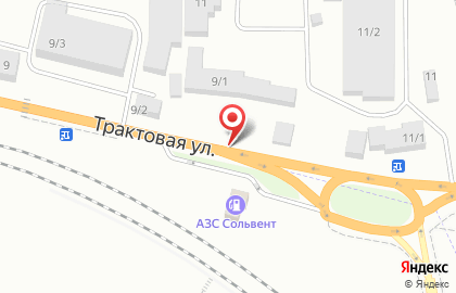 АЗС СК Транзит-СВ на Трактовой улице на карте