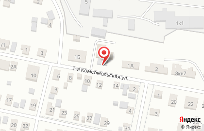 Продуктовый магазин на Комсомольской 1-ой, 1в на карте