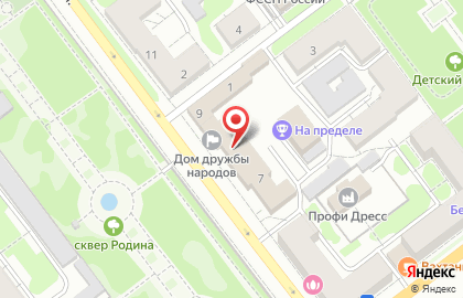 Офисный мир в Промышленном районе на карте