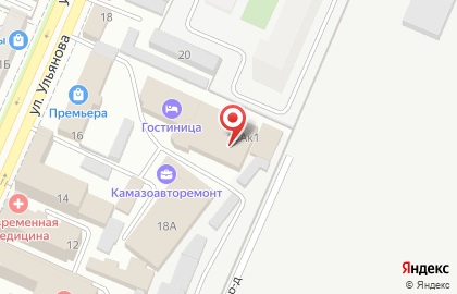 Торгово-ремонтная компания на улице Ульянова на карте