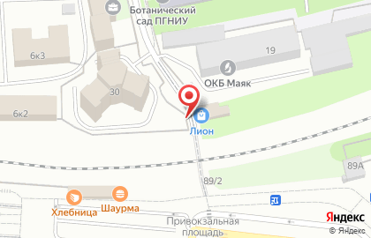 Киоск по продаже кондитерских изделий в Дзержинском районе на карте