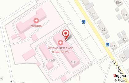 Городская больница №2 на улице Мира на карте