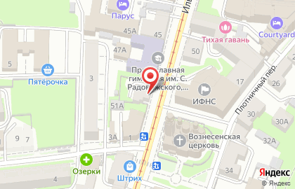 Золотая галерея в Нижегородском районе на карте