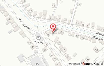 Перетяжка мебели в Моршанске на карте