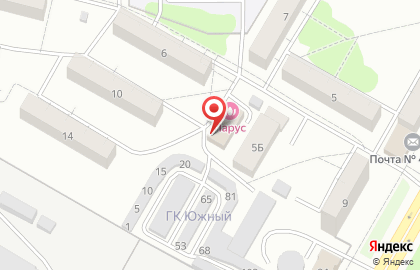 Парус на карте