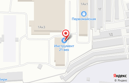 Торгово-сервисная компания Инструмент 21 века на Перспективной улице на карте