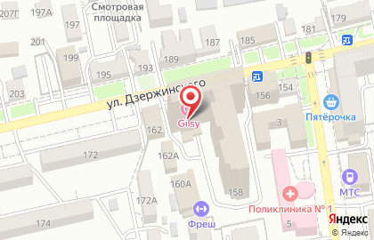 Компьютерная академия ТОР на улице Дзержинского на карте