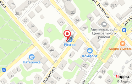 Шиномонтажная мастерская в Новороссийске на карте