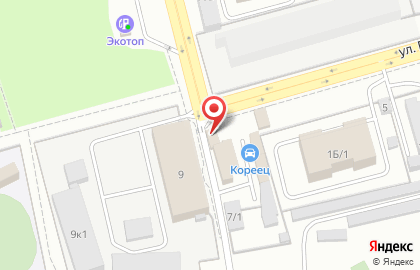 Ресторан Березка в Челябинске на карте