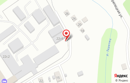 Производственная компания Альфа на улице Прирельсовой на карте