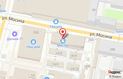 ООО РеалСтройСервис на улице Мосина на карте