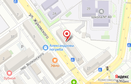 Кондитерская лавка Сласть на улице Жуковского на карте
